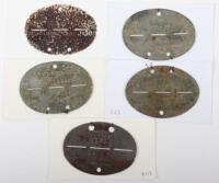 3x Waffen-SS Identity Discs