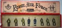 Britains set 1894, Royal Air Force Pilots with two Women's Auxiliary Air Force in original Whisstock box (Condition Good, box Fair, insert missing) 1946 (8)