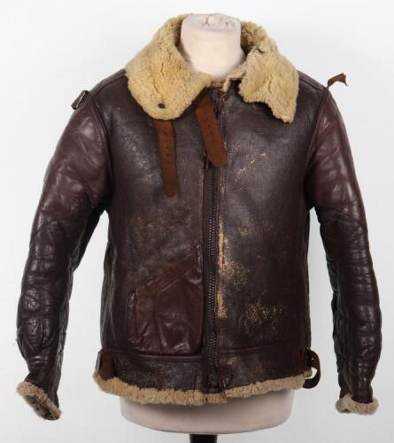 WW2 American US Army Air Force B-3 Leather Flying Jacket