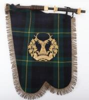 Scottish Gordon Highlanders Pipes Banner