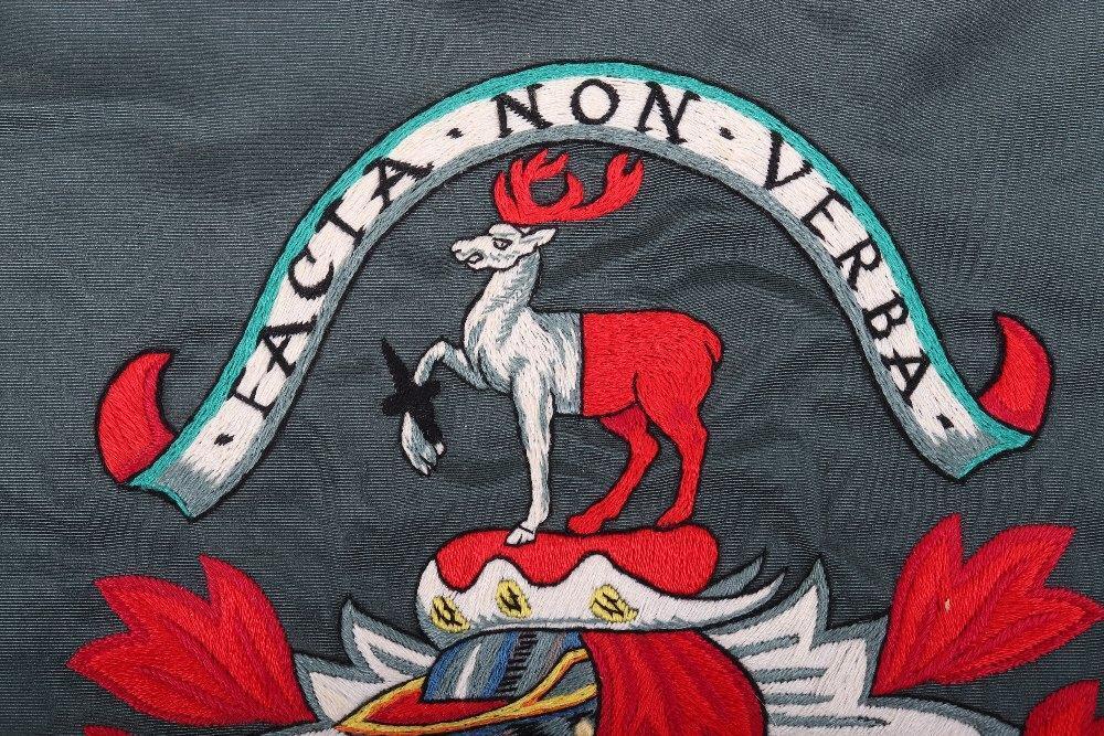 Scottish Gordon Highlanders Pipes Banner