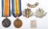 Great War 10th Battalion Cheshire Regiment 1918 Prisoner of War Medal Pair - 4