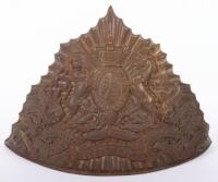 Victorian 16th Queens Lancers Lance Cap Plate