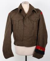 WW2 Battle Dress Blouse of Captain Dudley Willeringhouse Royal Engineers