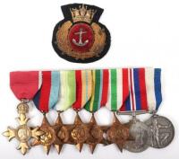 Rare WW2 Merchant Navy SS Dover Hill Arctic Convoys OBE and Lloyds War Medal for Bravery at Sea Medal Group of Eight