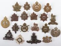 Grouping of Canadian Corps & Services Cap Badges