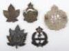5x Canadian C.E.F Cap Badges - 2
