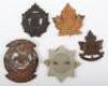 5x Canadian C.E.F Cap Badges - 2