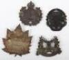 4x Canadian Badges - 2