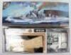 Two Academy 1:350 scale Battleship model kits - 2