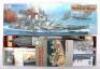 Three Tamiya 1:350 scale warship model kits - 4