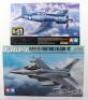 Two Tamiya 1:32 scale Fighter Aircraft model kits