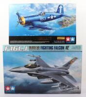 Two Tamiya 1:32 scale Fighter Aircraft model kits
