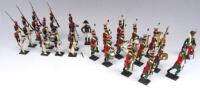 CBG Mignot Marshals Ney and Murat on foot, Grenadiers of the Guard and Band of the 9th Regiment de Ligne in original boxes (Condition Excellent, one sword loose, boxes Good) 1999 (24)