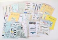 Collection of 1:72 scale Aircraft Decals