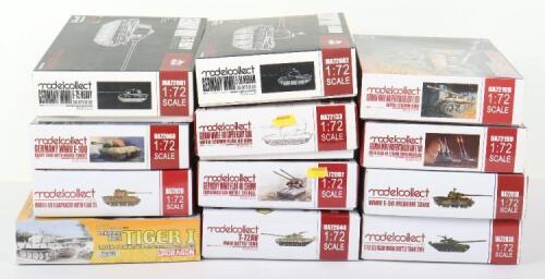 Eleven Modelcollect 1:72 scale Tank model kits