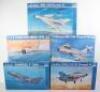 Five Trumpeter 1:32 scale Fighter Jets model kits
