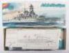 Five 1:500 scale Battleship model kits - 2