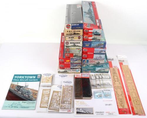 Airfix 1:600 scale Battleship model kits