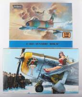 Two 1:32 scale Fighter Aircraft model kits