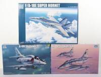 Three Trumpeter 1:32 scale Fighter Jets model kits