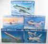 Five Trumpeter 1:32 scale Fighter Jets model kits