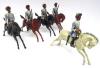 Britains set 45, 3rd Madras Light Cavalry with Trumpeter (Condition Good) 1899 (5)