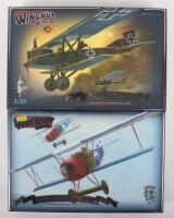 Two Wingnut Wings 1:32 scale W.W.I Fighter Aircraft model kits