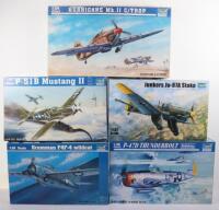 Four Trumpeter 1:32 scale Fighter Aircraft model kits