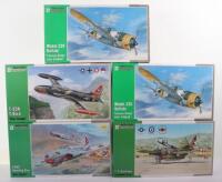 Five Special Hobby 1:32 scale Fighter Aircraft model kit