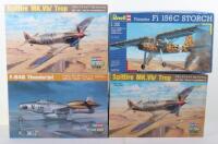 Six 1:32 scale Aircraft model kits