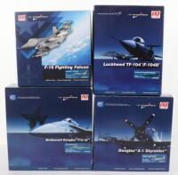 Four Hobby Master 1:72 scale Diecast model Fighter Aircraft