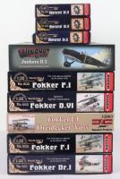 Wingnut Wings and Roden 1:32 scale W.W.I Fighter Aircraft model kits