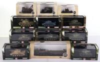 Eight Hobby Master 1:72 scale Diecast model Tanks