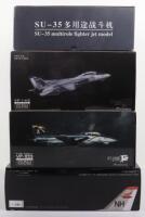 Four 1:72 scale Diecast model Fighter Jets