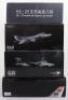 Four 1:72 scale Diecast model Fighter Jets