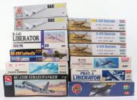 Twelve 1:72 scale Aircraft model kits