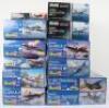 Twelve Revell 1:72 scale Fighter Aircraft model kits