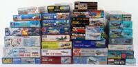 Various makes thirty 1:72 scale Jet Fighter Aircraft model kits