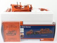 Construction Pioneers from First Gear a 1:25 scale Diecast model Allis-Chalmers HD-21 Crawler with Offset Disk Harrow