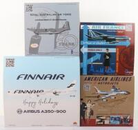 Four Inflight 1:200 scale Diecast model Planes