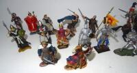 Medieval Collector Figures by Valiant Conte and others, six mounted, five in plastic, five in gloss finish, fourteen in 60mm and twenty-three in 54mm scale (Condition Excellent) (37)