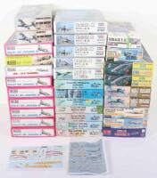 Thirty-two 1:72 & 1:200 scale Military Aircraft model kits