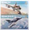 Two Ataleri 1:32 scale Mirage Fighter Jets model kits