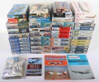 Forty-two 1:72 scale MiG Fighter Jet model kits