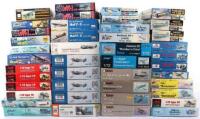 Forty-three 1:72 scale Russian and other Single Prop Fighter Aircraft model kits