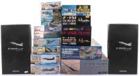 Seventeen 1:72 scale Fighter Jet model kits