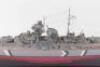 A well detailed wooden/plastic professionally built 1:200 scale model of a German W.W.II Battleship - 3