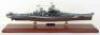 A 1:350 scale resin model of the U.S.S Missouri BB-63 Battleship