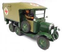 CJB Morris Commercial Ambulance 1932 India type with Driver in original box (Condition Excellent, box Very Good) (2)